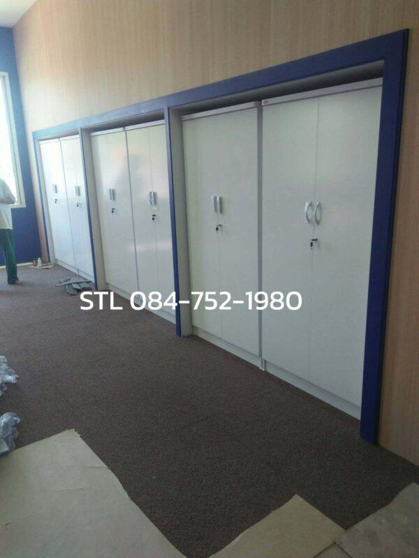 จัดส่ง ตู้เก็บของ 80 cm สีขาว