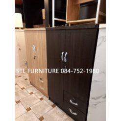 ตู้เสื้อผ้าเด็ก สีโอ๊ค สีโซลิด