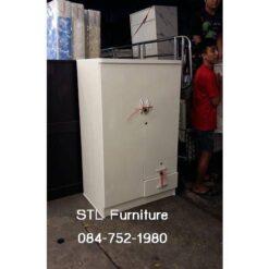 ตู้เสื้อผ้าเด็ก สีขาว 80 cm