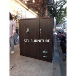 ตู้เสื้อผ้า 3 บาน เด็ก สีโอ๊ค