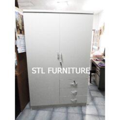 ตู้เสื้อผ้าสีขาว 3 ลิ้นชัก