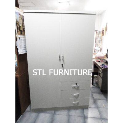 ตู้เสื้อผ้าสีขาว 3 ลิ้นชัก
