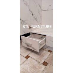 ลิ้นชักตู้เสื้อผ้า 80 cm ลิ้นชักคู่ ลายหินอ่อน