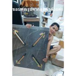 รีวิวโต๊ะญี่ปุ่น ลายหินดำ 60x80 cm