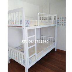 เตียง2ชั้น สีขาว ที่นอนดาร์ลิ่ง