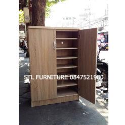 ตู้รองเท้าสีโซลิด