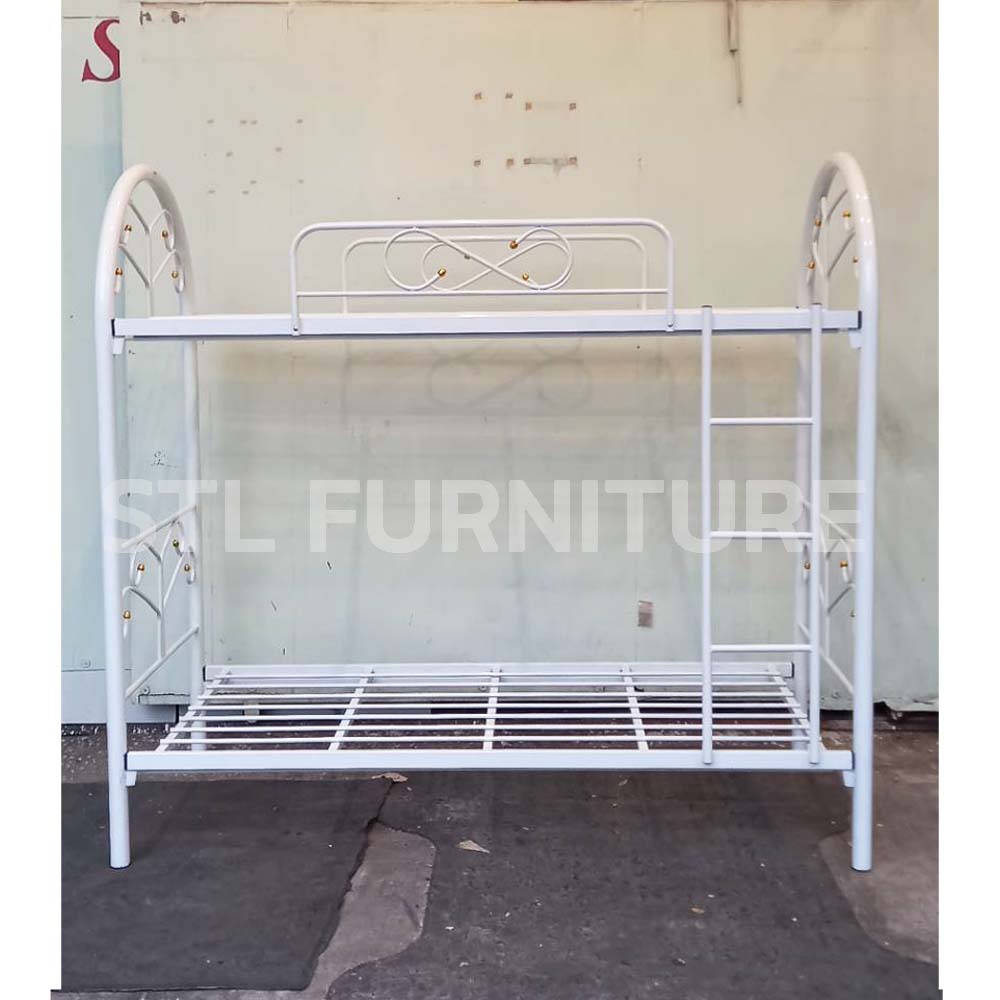 เตียง 2 ชั้น เหล็ก หัวโค้ง 3 ฟุต ด้านหน้า
