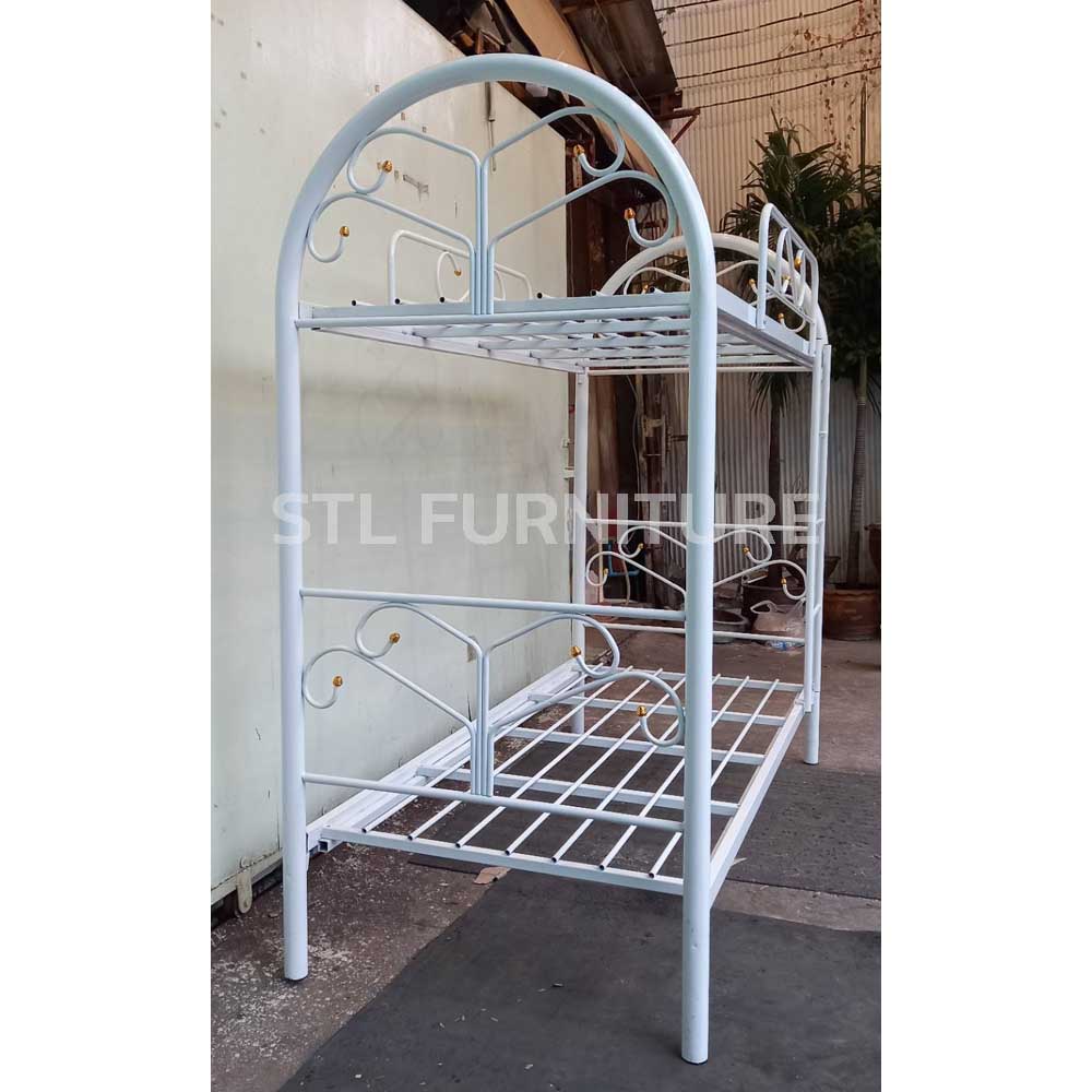 เตียง 2 ชั้น เหล็ก หัวโค้ง 3 ฟุต สวยๆ