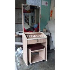 โต๊ะแป้ง สีไม้