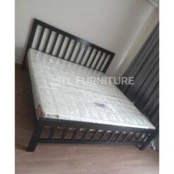 เตียงเหล็ก พร้อมที่นอน แข็งแรงที่สุดในท้องตลาด สีดำ