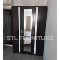 ตู้เสื้อผ้า 135 cm ลิ้นชักใน สีโอ๊ค