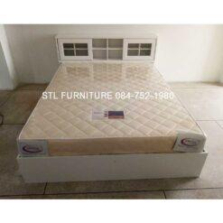 เตียงพร้อมที่นอนยางอัด