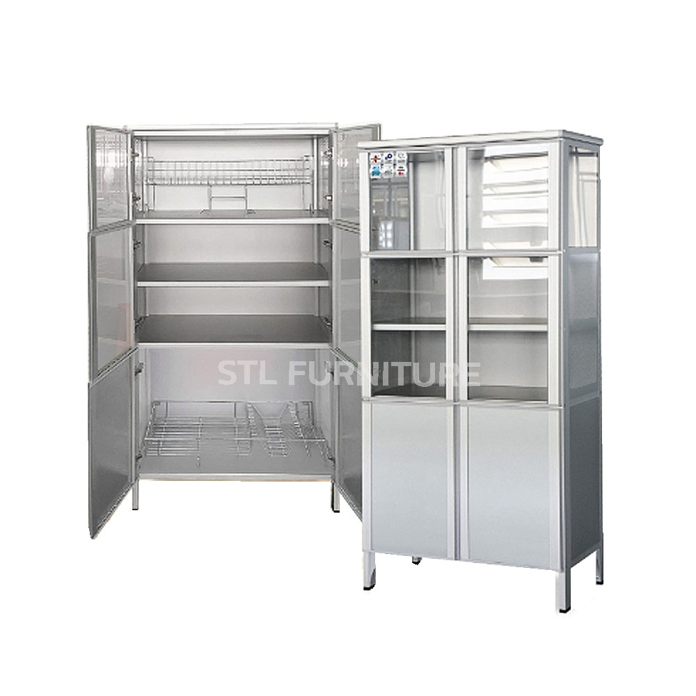 ภายใน ตู้กับข้าว SANKI โครงอลูมิเนียม