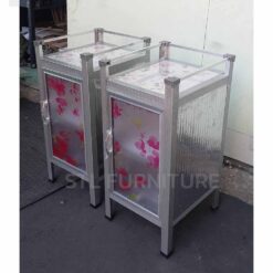 ด้านข้างขวา ด้านหน้า ตู้วางเตาจิ๋ว 40 cm