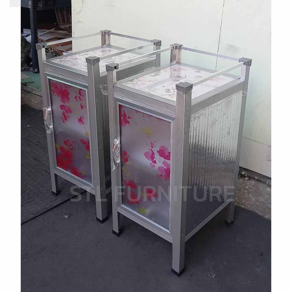 ด้านข้างขวา ด้านหน้า ตู้วางเตาจิ๋ว 40 cm