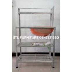 ซิงค์ล้างจาน 1 หลุม ต่อข้าง ต่อบน ด้านหน้า