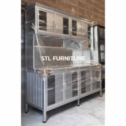 ตู้กับข้าวโครงอลูมิเนียม 180 cm2