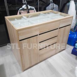 ตู้เก็บของ ท็อปกระจก สำหรับเก็บจิวเวลรี่และของกระจุกกระจิก