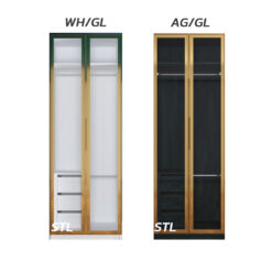 ตู้เสื้อผ้า gold marble 2 สี