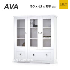 ตู้เก็บของวินเทจ สีขาว สวยๆ