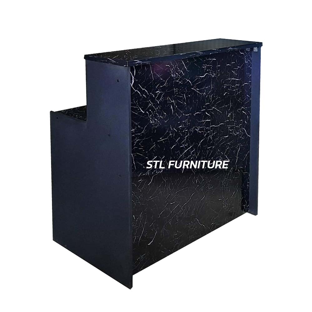 โต๊ะเคาน์เตอร์ลายหินดำ ด้านหลัง