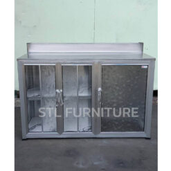 ตู้วางเตาซ่อนถังแก๊ส 118 cm ท็อปสแตนเลส 304 1