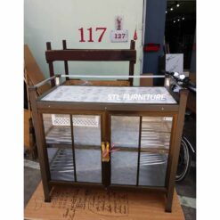 ตู้วางเตา 90 cm ชั้นคว่ำจาน 2 ชั้น