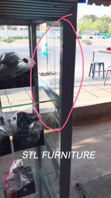 กระจกไม่ชิดขอบ