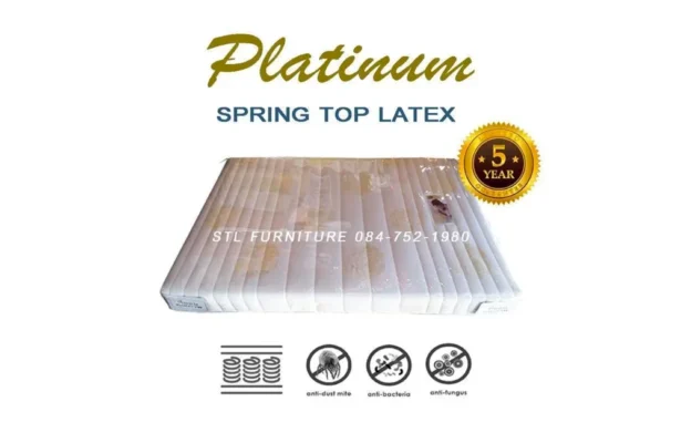 ที่นอนสปริงเสริม ท็อปไร้ขอบ รุ่น Platinum