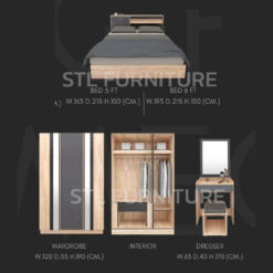 ชุดห้องนอน meken รายละเอียด