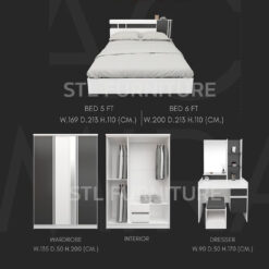 ชุดห้องนอน miraj รายละเอียด