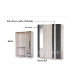 ตู้เสื้อผ้า ชุดห้องนอน richie