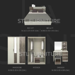 ชุดห้องนอน sunny รายละเอียด