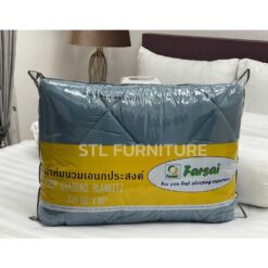 ผ้าห่มอเนกประสงค์ farsai สีเทาอมฟ้า