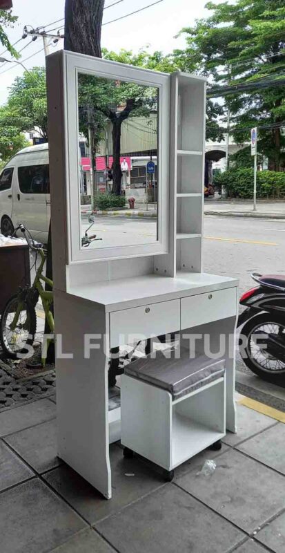 โต๊ะเครื่องแป้ง 80 cm snowy1