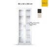 ตู้โชว์ motif 80 cm ขาว