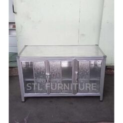 ตู้เคาน์เตอร์อลูมิเนียม ด้านหน้า