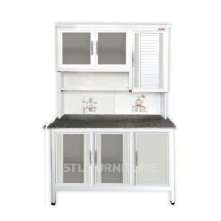 ตู้ครัว-ตู้ซิงค์ ท็อปหิน 123 cm หน้าเรียบ