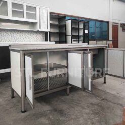 ตู้ซิงค์ล้างจาน ท่อนล่าง 180 cm อลูมิเนียมล้วน ไม่มีไม้ผสม11