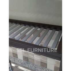 ชั้นคว่ำจาน ตู้ครัว-ตู้ซิงค์ ท็อปหิน 109 cm รุ่น EXTRA