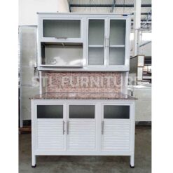 แบบ ตู้ครัว-ตู้ซิงค์ ท็อปหิน ไมโครเวฟ 123 cm รุ่น EXTRA