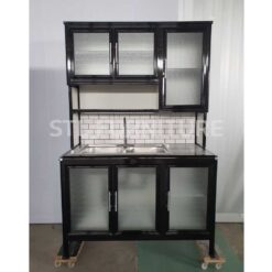 แบบ ตู้ครัว-ตู้ซิงค์ ท็อปหิน 123 cm รุ่น EXTRA11