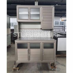 แบบ ตู้ครัว-ตู้ซิงค์ ท็อปหิน 123 cm รุ่น EXTRA111