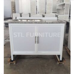 แบบ ตู้วางเตา-ตู้ซิงค์ ท็อปหิน 100 cm 1