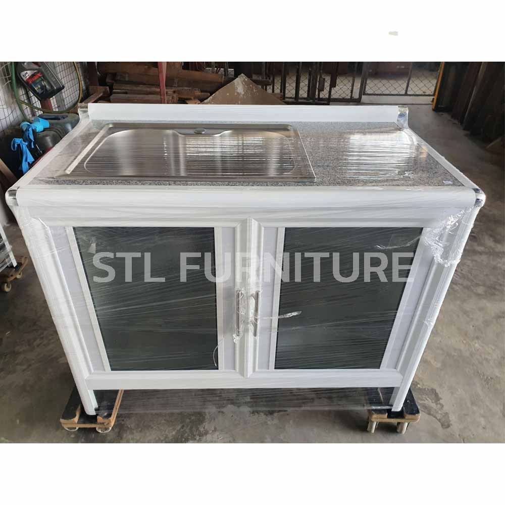 แบบ ตู้วางเตา-ตู้ซิงค์ ท็อปหิน 100 cm111