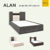 เตียงนอน รุ่น alan