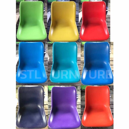 สีพลาสติกโพลีเก้าอี้แถวพักคอย