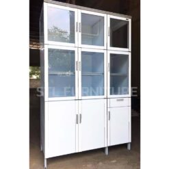 ตู้กับข้าว 9 ประตู อลูมิเนียมล้วน 120 cm สวยน่าใช้