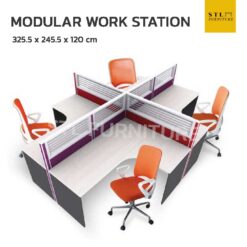 โต๊ะออฟฟิศ Modular Workstation 3