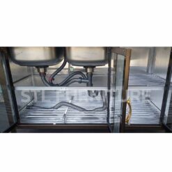 ภายใน ตู้ซิงค์ล้างจาน 130 cm สีชา 2 อ่าง